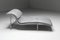 Postmodern Saporiti Lounge Chair in Grey Leather by Giovanni Offredi, 1974 5