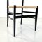 Mid-Century Italian Black Wood Rope Chairs by Gio Ponti for Cassina, 1970s, Set of 6 10