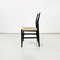 Chaises Mid-Century en Corde Noire par Gio Ponti pour Cassina, Italie, 1970s, Set de 6 4