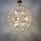 Sputnik Gold Chandelier with Crystal Disks from Val Saint Lambert, 1960s 16