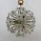 Sputnik Gold Chandelier with Crystal Disks from Val Saint Lambert, 1960s 1