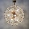 Sputnik Gold Chandelier with Crystal Disks from Val Saint Lambert, 1960s 17