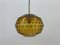Glass Hanging Lamp from Limburg, Germany, 1970s, Image 1