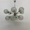 Mid-Century Glass Chandelier Hanging Lamp, 1970s 5