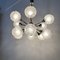 Mid-Century Glass Chandelier Hanging Lamp, 1970s 30