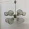Mid-Century Glass Chandelier Hanging Lamp, 1970s 6
