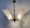 Hollywood Regency Italian Murano Glass Chandelier, 1970s 5