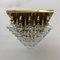Mid-Century Gold Ceiling Lamp from Kalmar, 1970s, Image 8
