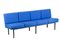 Blue Upholstery Bench Seat, 1960s 1