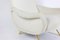 White Lounge Chairs by Marco Zanuso for Artflex, 1950s, Set of 2 6