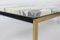 Tavolino da caffè in marmo e bronzo dorato, anni '70, Immagine 5