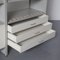 Grey-Cream 5600 Shelving Unit Desk from Gispen 5