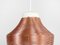 Tall Copper Braided Pendant Lamp by Studio Laurier, Image 4