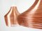 Wide Copper Braided Pendant Lamp by Studio Lorier 2