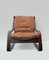 Danish Patchwork Leather and Bentwood Cantilever Easy Chair, 1970s, Image 12