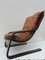 Danish Patchwork Leather and Bentwood Cantilever Easy Chair, 1970s, Image 8