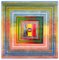 Michael Barringer, Organic Geometry (Labyrinth I), Mixed Media on Canvas, 2020 1