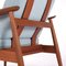 FD-164 Army Chair with Footstool by Arne Vodder for Cado, Set of 2 12