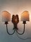 Florentine Brass Wall Sconces, 1950s, Set of 2, Image 6