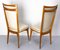 Mid-Century French Dining Chairs in Beech and Skai, 1950, Set of 6, Image 7