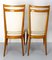Mid-Century French Dining Chairs in Beech and Skai, 1950, Set of 6 8