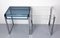 French Polycarbonate & Chrome Coffee Table or Nightstands, 1980s, Set of 2 3