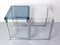 French Polycarbonate & Chrome Coffee Table or Nightstands, 1980s, Set of 2 6