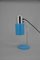 Mid-Century Blue Table Lamp from Napako, 1970s, Image 1