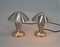 Bauhaus Bedside Lamps with Flexible Shade, 1930s, Set of 2 2