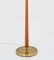 Swedish Brass and Teak Floor Lamps from ASEA, Set of 2 5