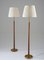 Swedish Brass and Teak Floor Lamps from ASEA, Set of 2, Image 2