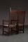 Haagse School High Back Dining Chair Set by H. Wouda for H. Pander & Zn., 1920s, Set of 6 6