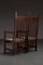 Haagse School High Back Dining Chair Set by H. Wouda for H. Pander & Zn., 1920s, Set of 6, Image 6