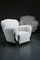 Art Deco White Lounge Chairs, 1930s, Set of 2 10