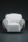 Art Deco White Lounge Chairs, 1930s, Set of 2, Image 5