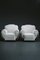Art Deco White Lounge Chairs, 1930s, Set of 2 2