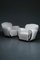 Art Deco White Lounge Chairs, 1930s, Set of 2 3