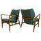 Wingback Lounge Chairs attributed to Aksel Bender Madsen for Bovenkamp, 1950, Set of 2 1