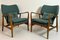 Wingback Lounge Chairs attributed to Aksel Bender Madsen for Bovenkamp, 1950, Set of 2 2