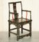 Lackierte & lackierte chinesische Sessel im Ming-Stil, 1900er, 2er Set 2