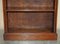 Small Regency Hardwood & Marble Bookcases with Brass Gallery, 1810s, Set of 2, Image 14