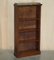 Small Regency Hardwood & Marble Bookcases with Brass Gallery, 1810s, Set of 2 2