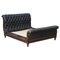 Letto Chesterfield di Clivedon in pelle nera di Ralph Lauren, Immagine 1