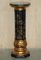 Chinese Neoclassical Style Chinoiserie Lacquered Torcheres Columns, 1920s, Set of 2, Image 8
