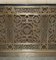 Fine Antique 1880 Gilt Bronze & Marble Radiator Cover Console Table 10