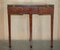 Table Console Demi Lune en Ronce de Noyer et Bois, 1900s 11