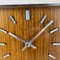 Modernist Teak and Metal Table Clock from Zentra, Germany, 1970s 8
