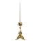 French Rococo Style Candlestick in Bronze, 1920s 4