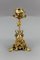 French Rococo Style Candlestick in Bronze, 1920s 5