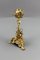 French Rococo Style Candlestick in Bronze, 1920s 6